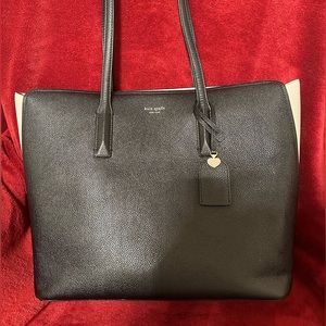 Kate Spade New York Black Leather Tote